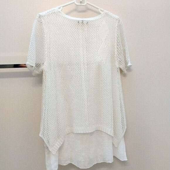 Evidence white mesh top/tunic - Picture 5 of 12